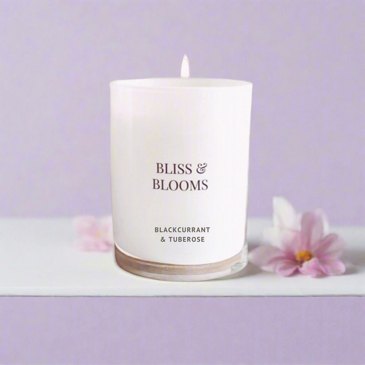 Blackcurrant & Tuberose Scented Candle