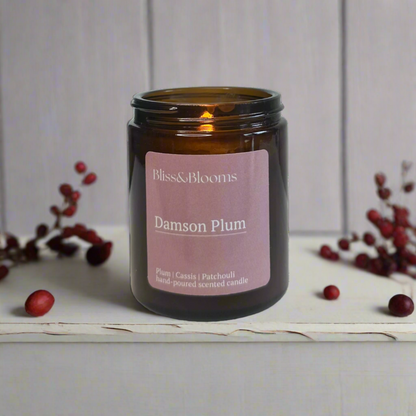 Damson Plum Scented Candle