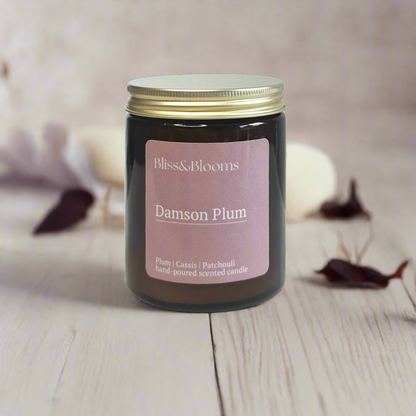 Damson Plum Scented Candle