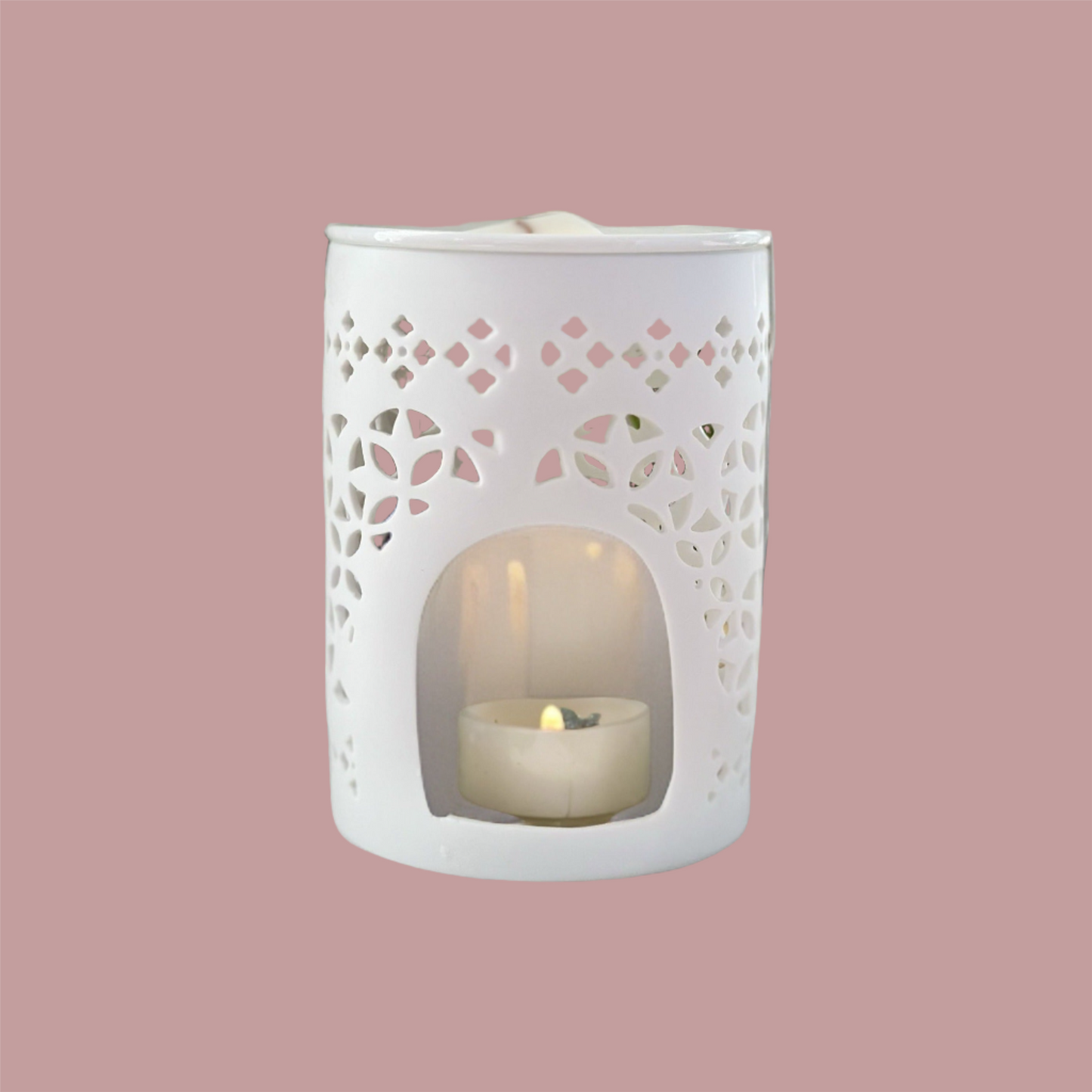 White Lattice Wax Melt Burner