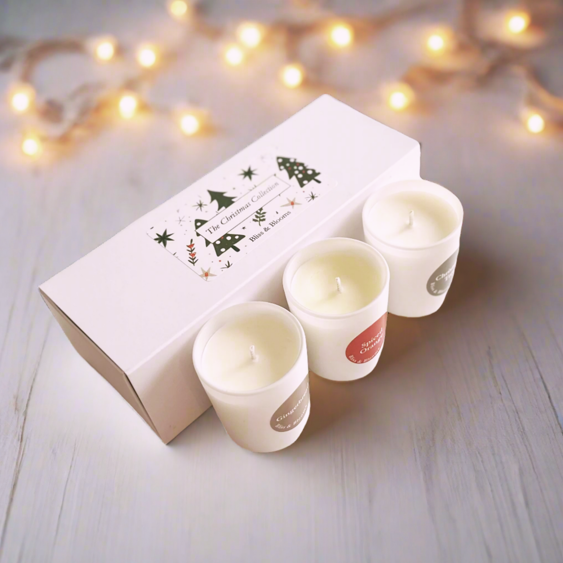 Elevate your festive season with our exquisite Trio of Christmas Votive Candles Gift Set. Each candle Gift the joy of the festive season with our Trio of Christmas Votive Candle Gift Set. This elegant set is meticulously handcrafted, features 3 of your fa